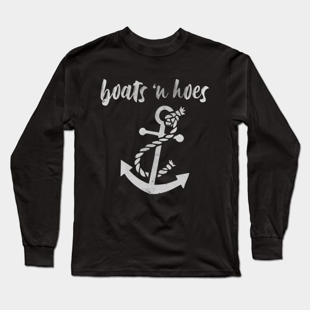 Boats 'N Hoes Prestige Worldwide Funny Long Sleeve T-Shirt by charlescheshire